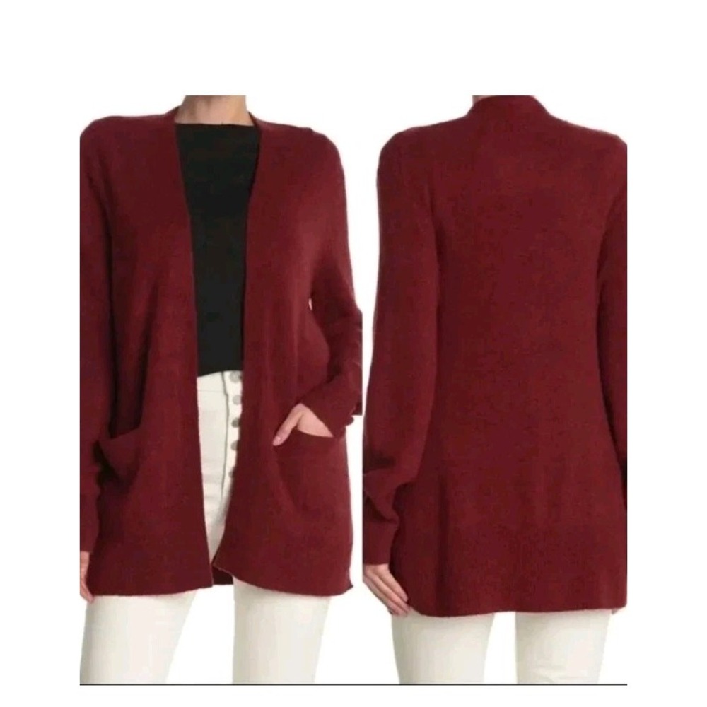 Madewell Women's Small Ryder Wool Blend Long Sleeve‎ Open Front Cardigan Sweater